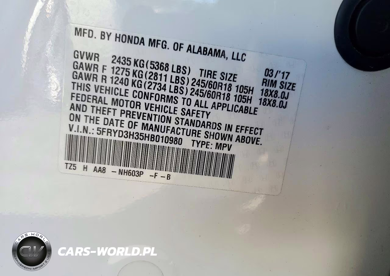 2017 Acura Mdx VIN:5FRYD3H35HB010980 - 12