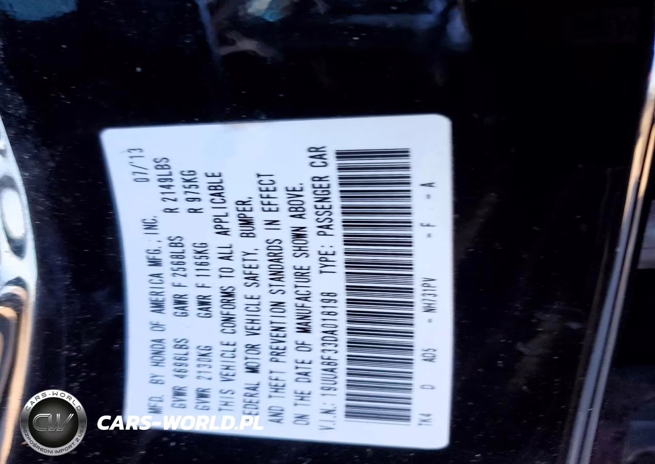 2013 Acura Tl Se VIN:19UUA8F33DA018198 - 12