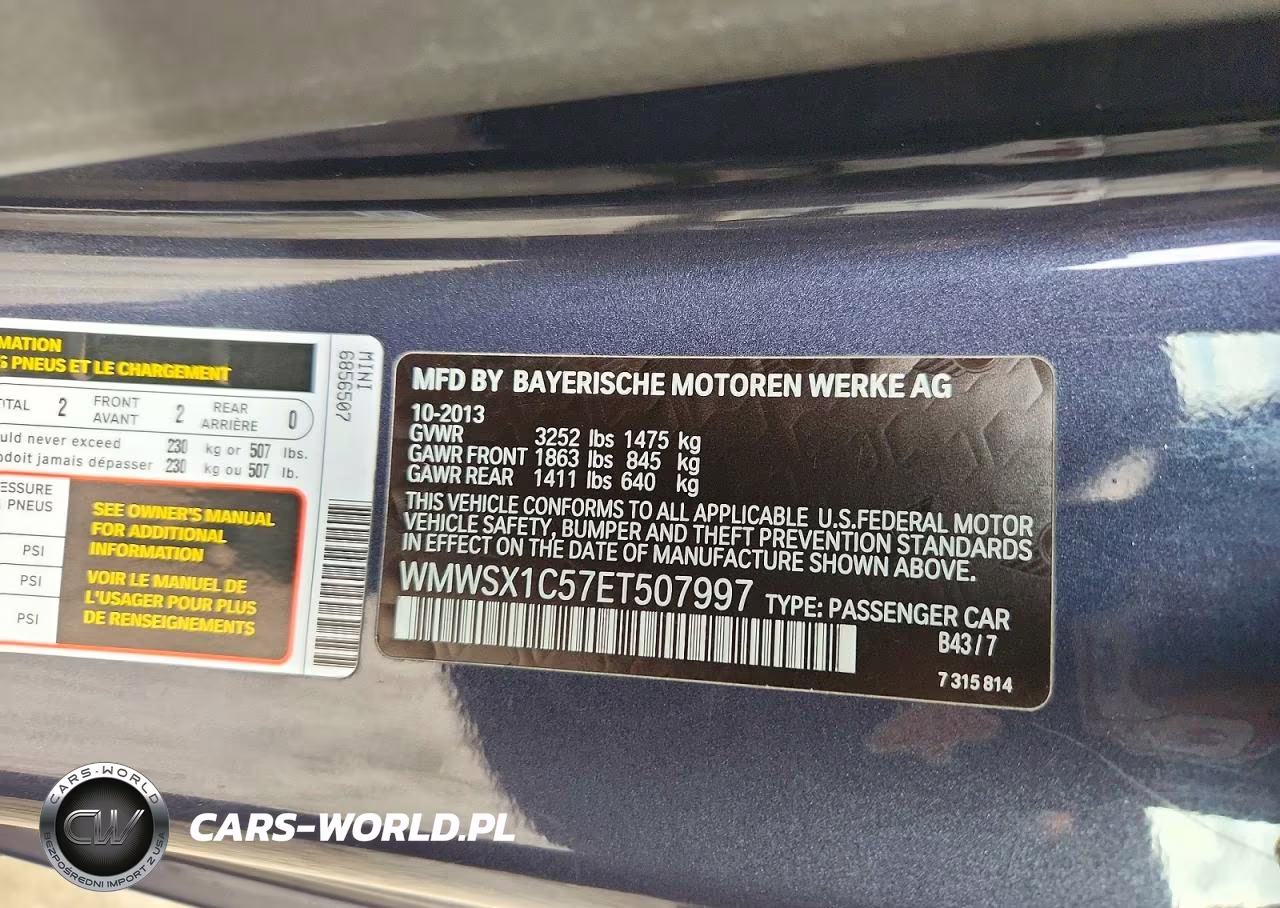 2014 Mini Cooper Coupe VIN:WMWSX1C57ET507997 - 12