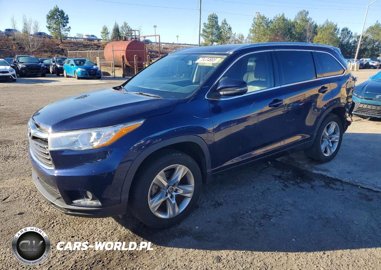 2016 Toyota Highlander Limited – zdjęcie 1 z 12