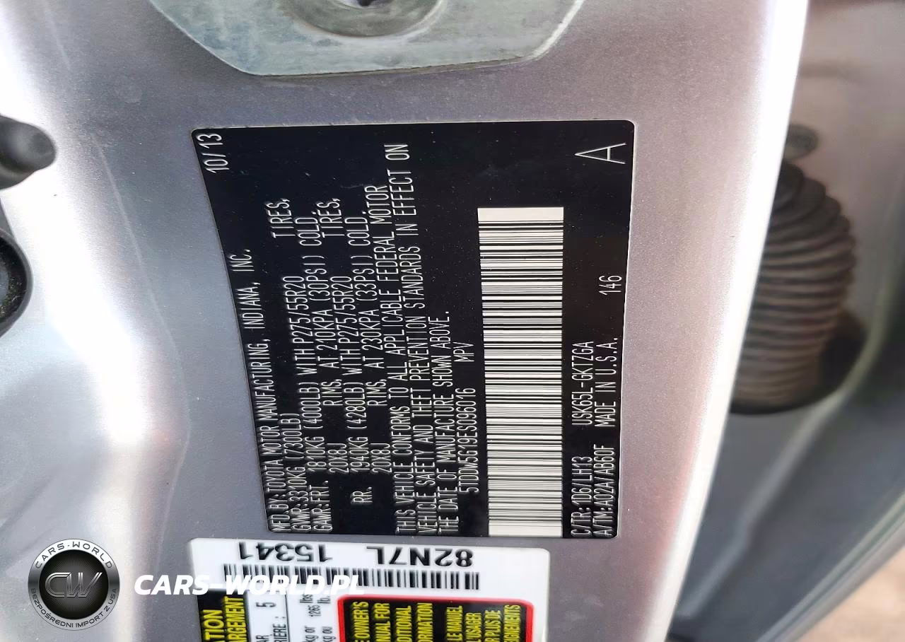 2014 Toyota Sequoia Platinum VIN:5TDDW5G19ES096016 - 12
