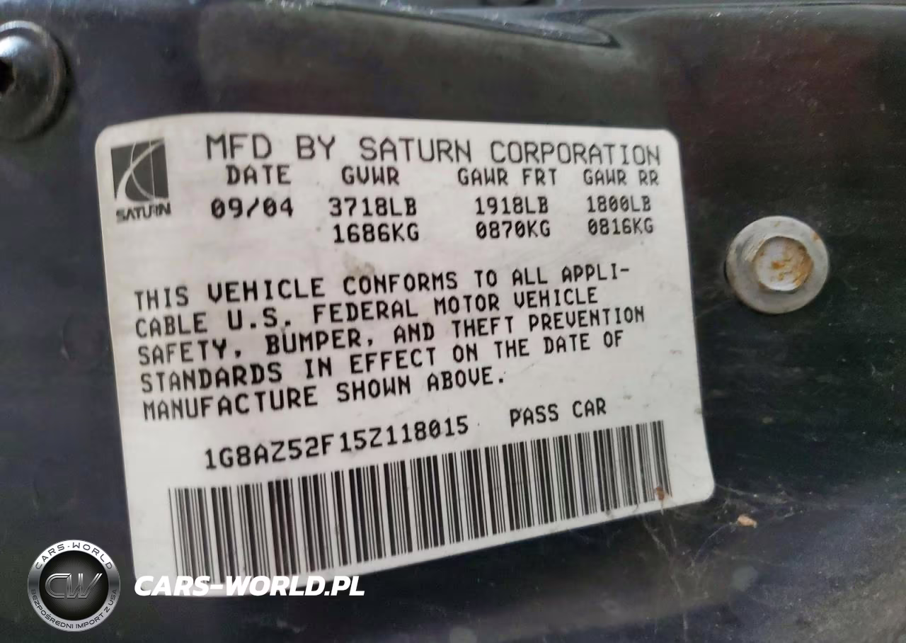 2005 Saturn Ion Level 2 VIN:1G8AZ52F15Z118015 - 13