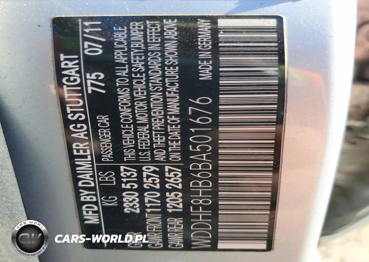 2011 Mercedes-Benz E 350 4Matic VIN:WDDHF8HB6BA501676 - 13