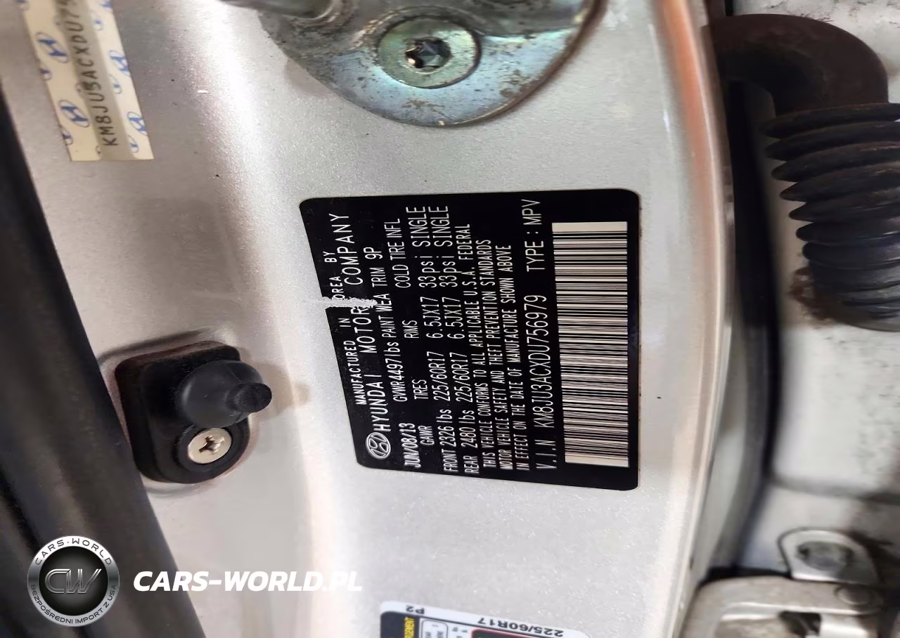 2013 Hyundai Tucson Gls VIN:KM8JU3ACXDU756979 - 13