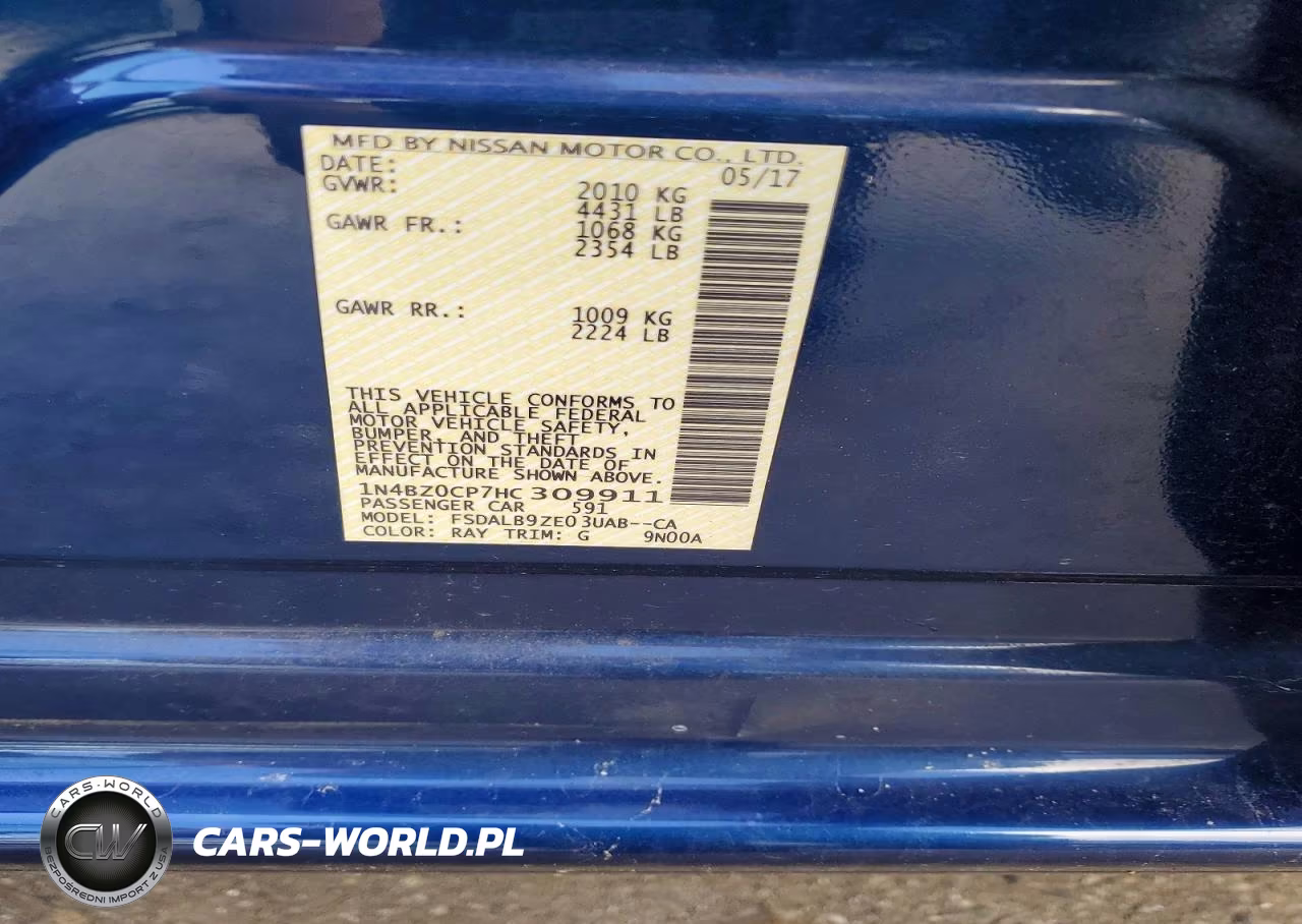 2017 Nissan Leaf S VIN:1N4BZ0CP7HC309911 - 13