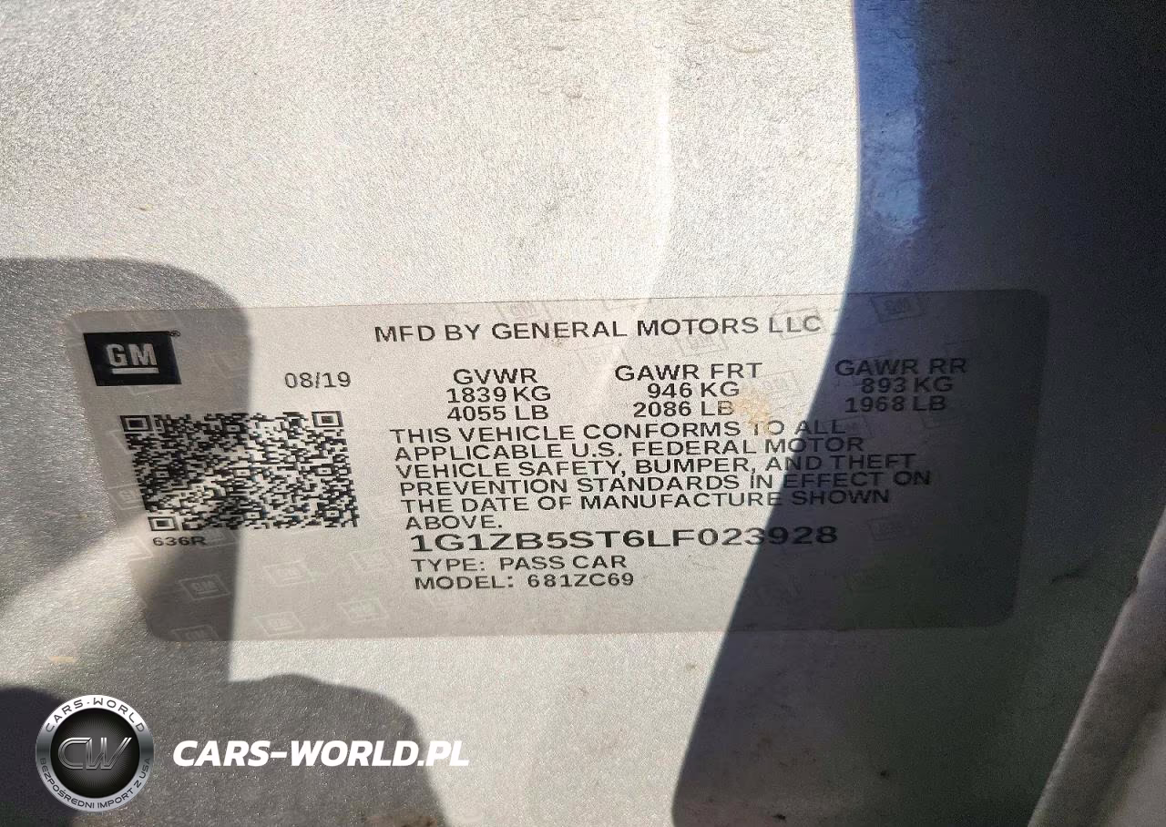 2020 Chevrolet Malibu Ls VIN:1G1ZB5ST6LF023928 - 12