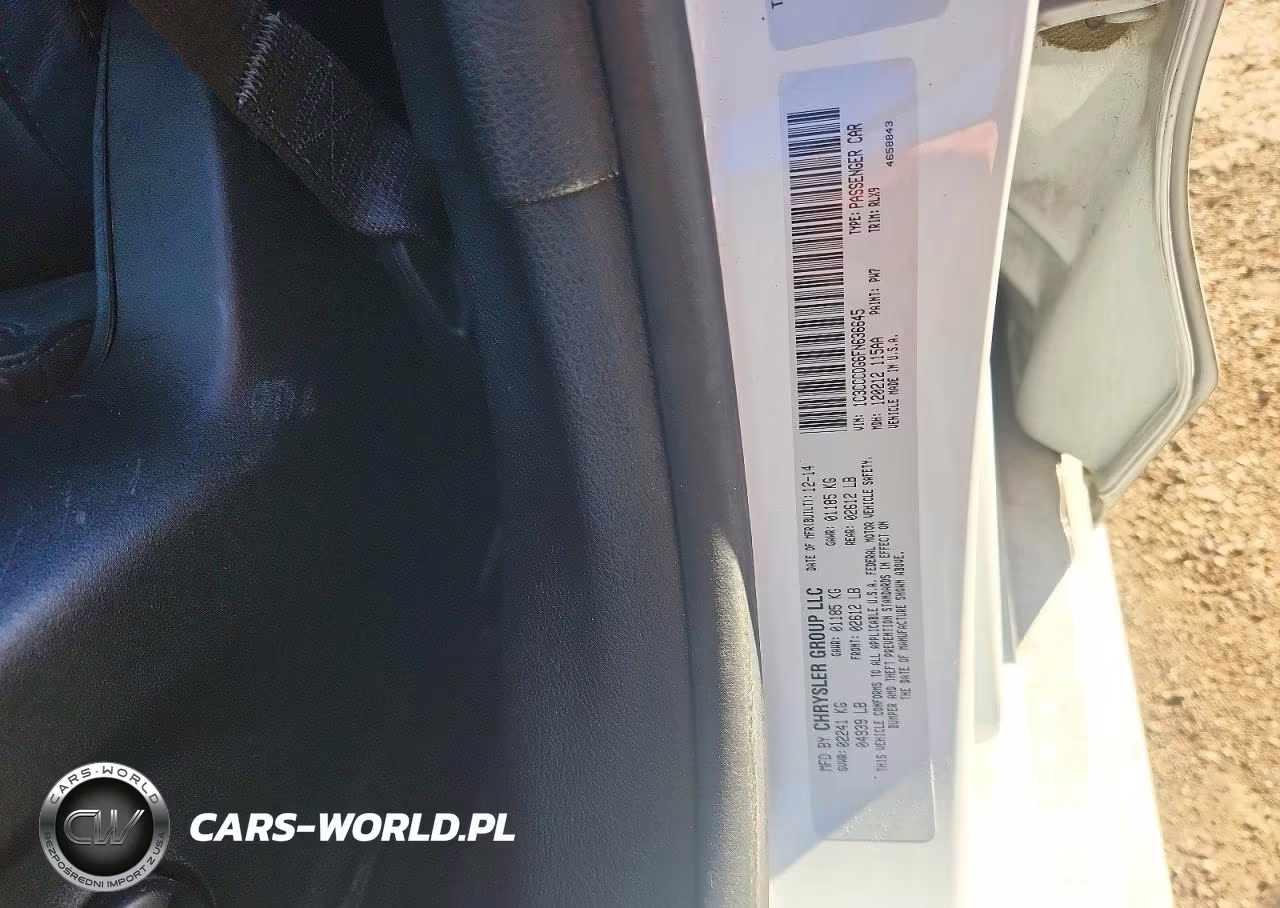 2015 Chrysler 200 S VIN:1C3CCCDG6FN636645 - 12