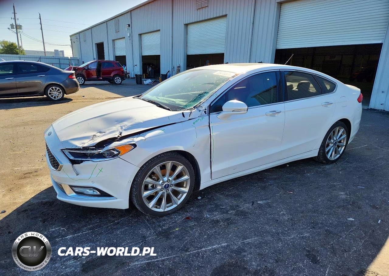 2017 Ford Fusion Titanium VIN:3FA6P0K96HR353250 - 1
