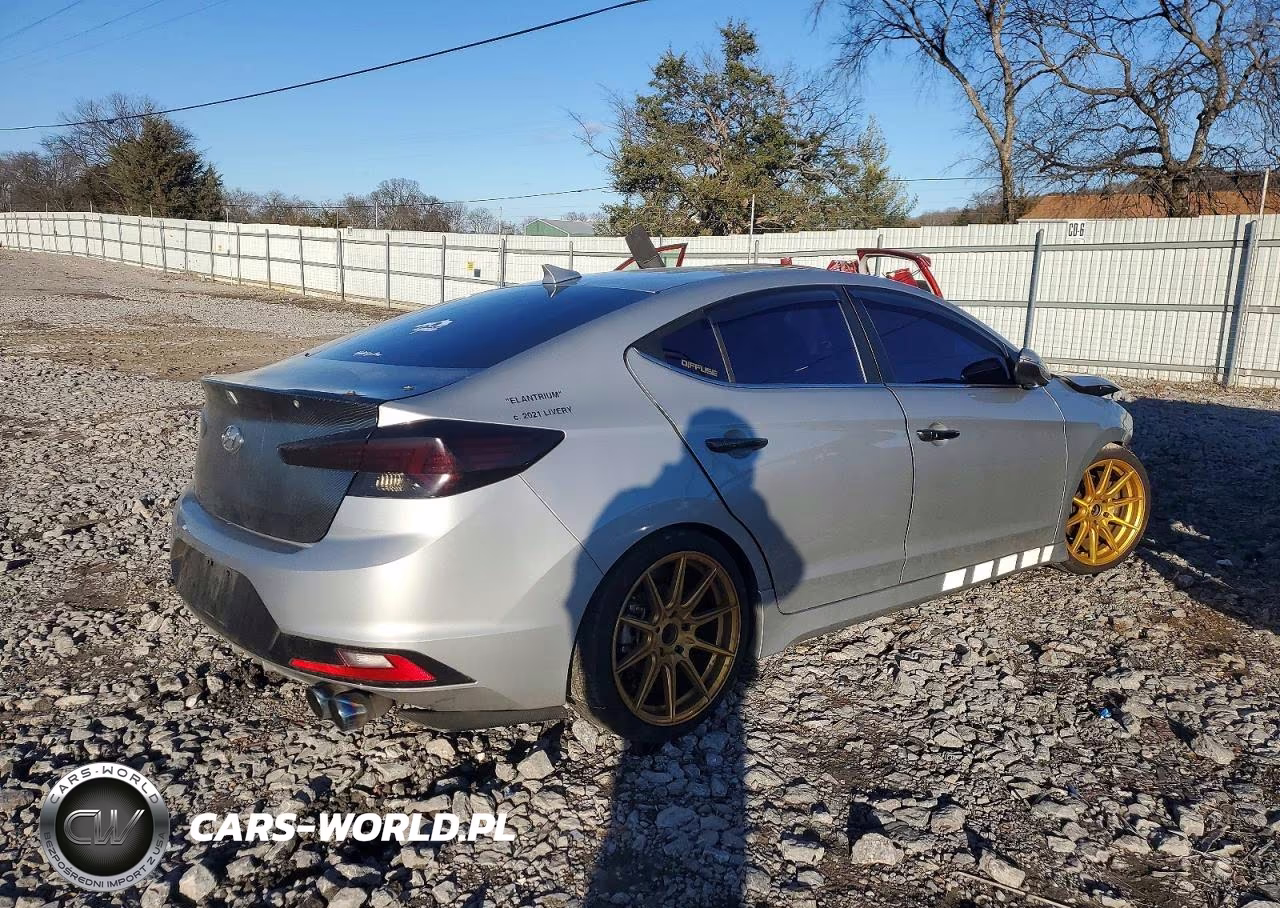 2020 Hyundai Elantra Sport VIN:KMHD04LB2LU085874 - 3