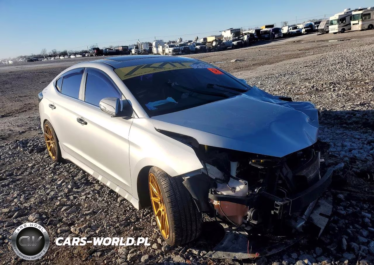 2020 Hyundai Elantra Sport VIN:KMHD04LB2LU085874 - 4