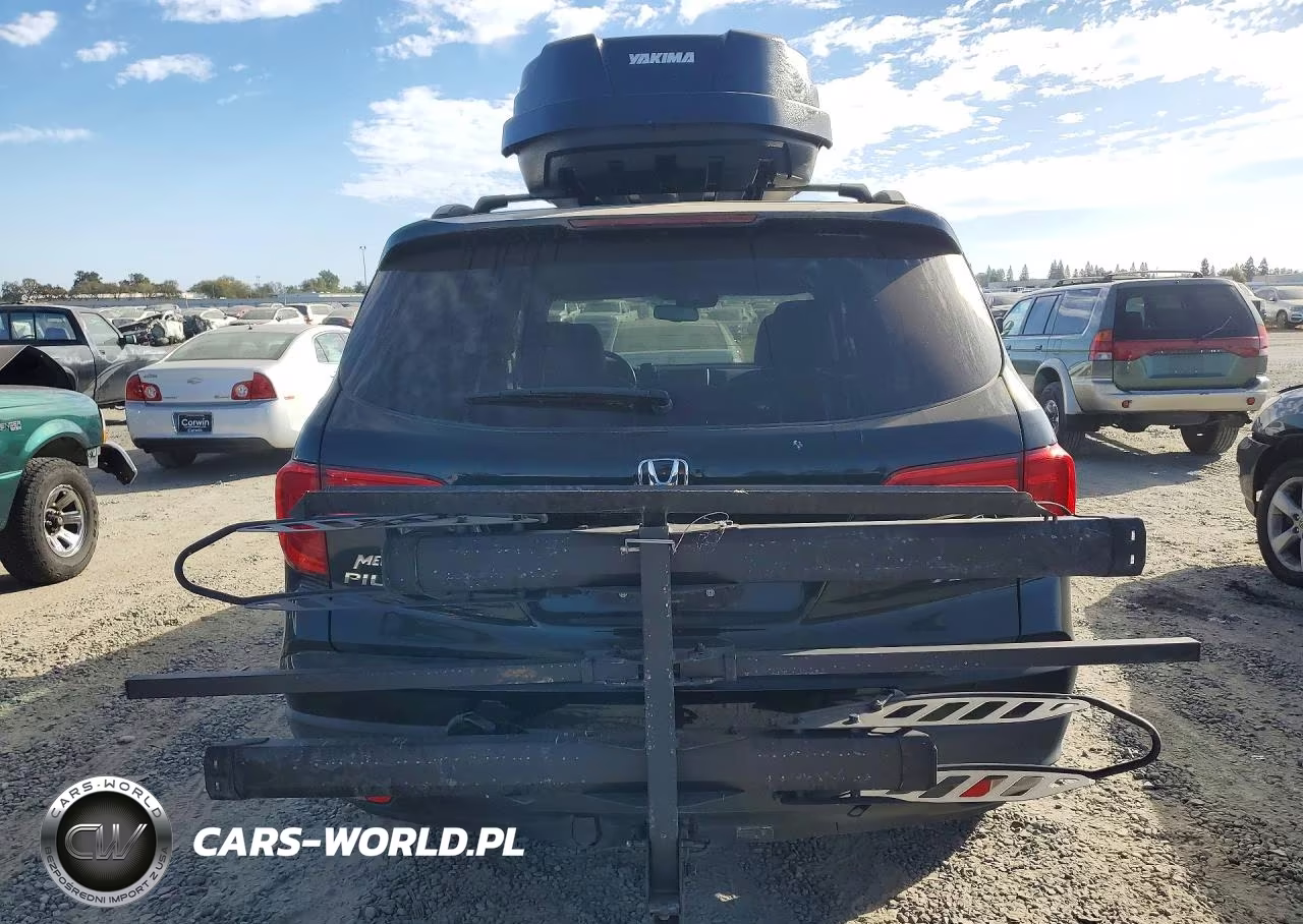 2017 Honda Pilot Exl VIN:5FNYF6H66HB054512 - 6