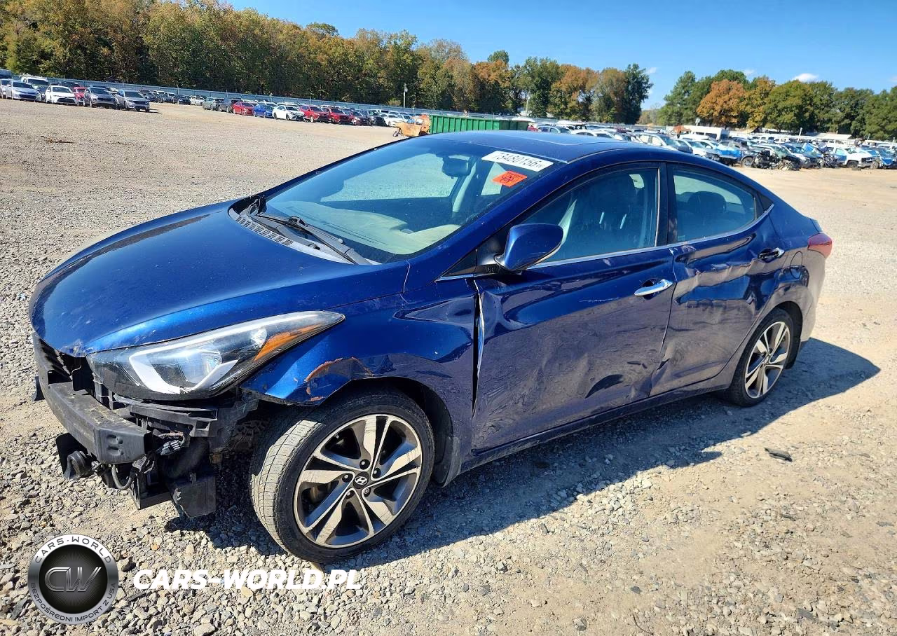 2016 Hyundai Elantra Limited VIN:5NPDH4AE3GH668190 - 1