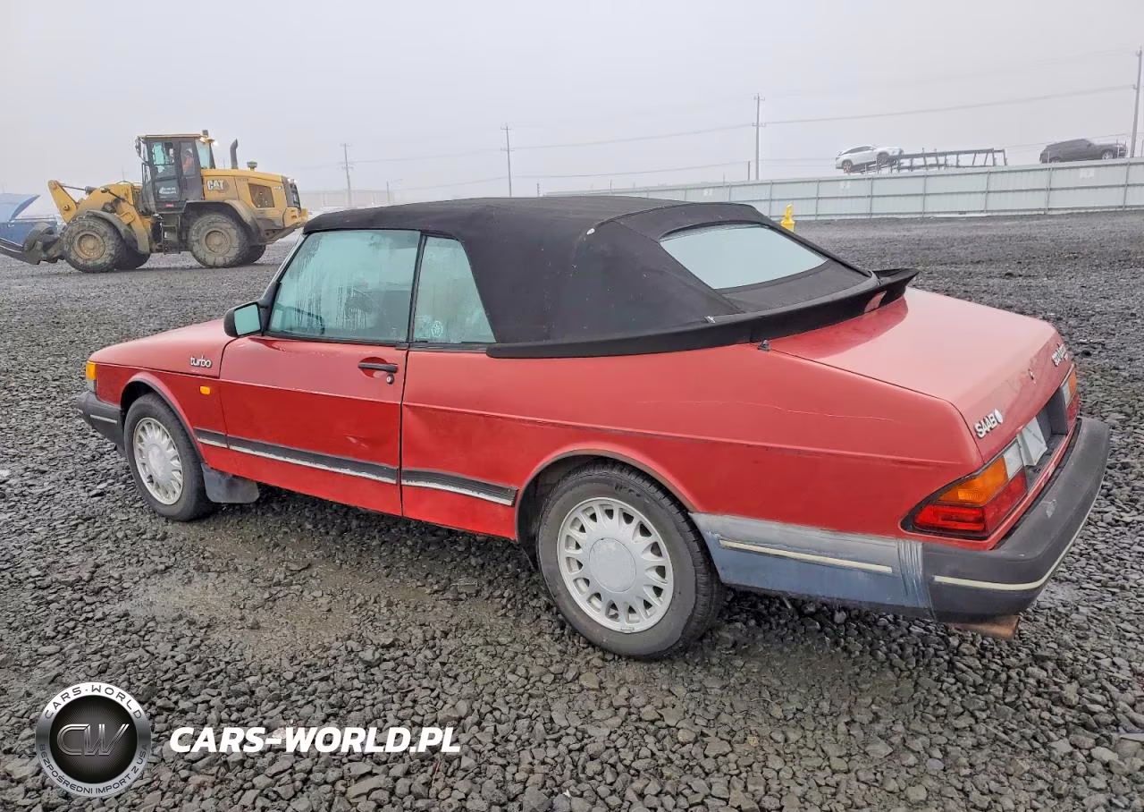 1987 Saab 900 VIN:YS3AT76LXH7021603 - 2