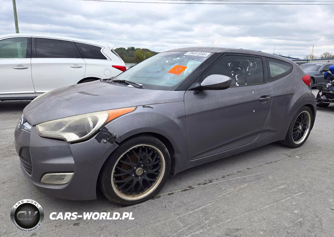 2012 Hyundai Veloster Base VIN:KMHTC6AD1CU061875 - 1