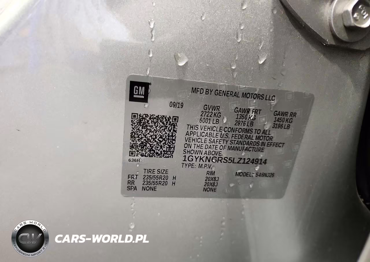 2020 Cadillac Xt5 Sport VIN:1GYKNGRS5LZ124914 - 13