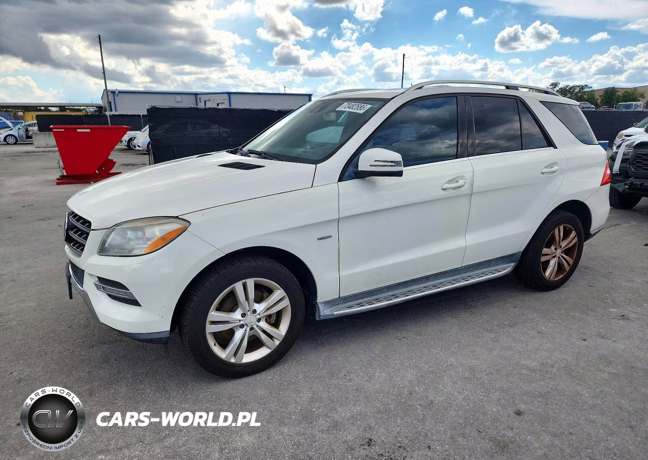 2012 Mercedes-Benz Ml 350 4Matic VIN:4JGDA5HB9CA036510 - 1