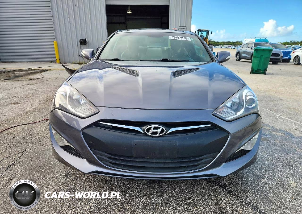 2015 Hyundai Genesis Coupe 3.8 VIN:KMHHT6KJXFU128987 - 5