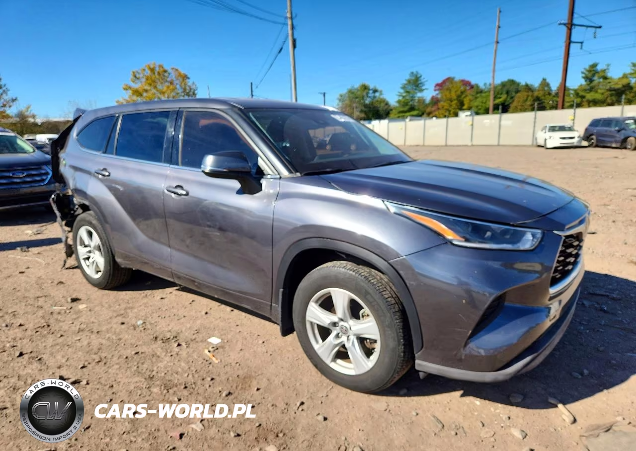 2021 Toyota Highlander L VIN:5TDCZRBH6MS532138 - 4