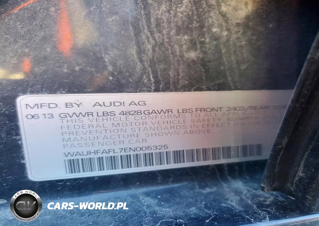 2014 Audi A4 Premium Plus VIN:WAUHFAFL7EN005325 - 12