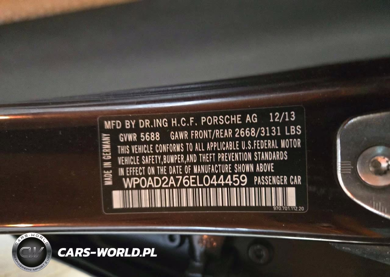 2014 Porsche Panamera S Hybrid VIN:WP0AD2A76EL044459 - 13