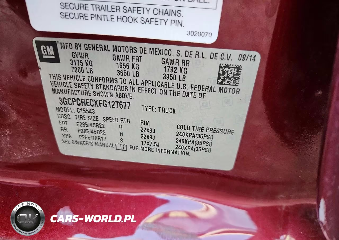 2015 Chevrolet Silverado C1500 Lt VIN:3GCPCRECXFG127677 - 12