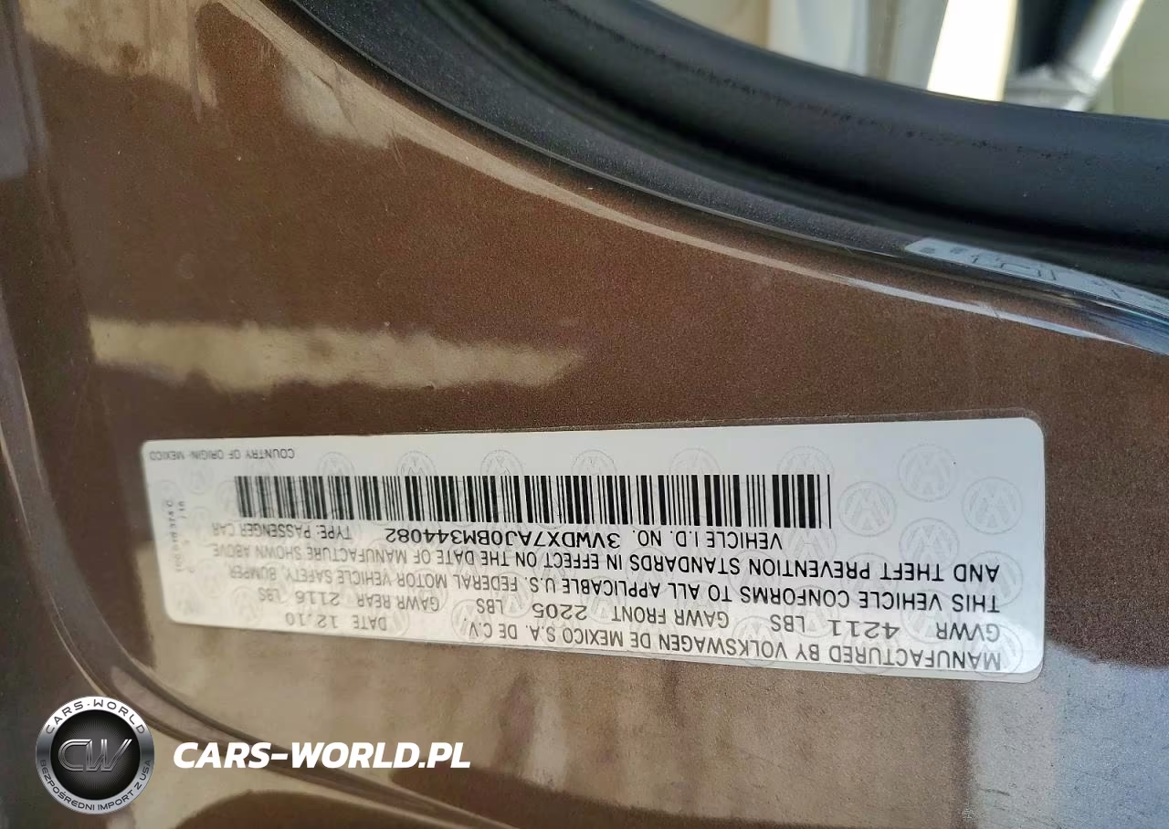 2011 Volkswagen Jetta Se VIN:3VWDX7AJ0BM344082 - 12