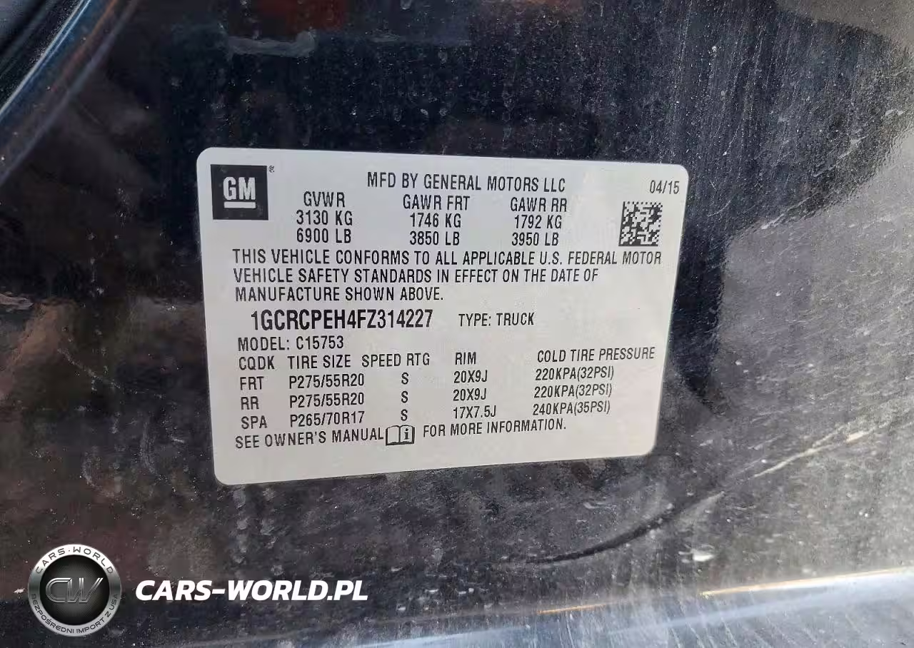 2015 Chevrolet Silverado C1500 VIN:1GCRCPEH4FZ314227 - 12