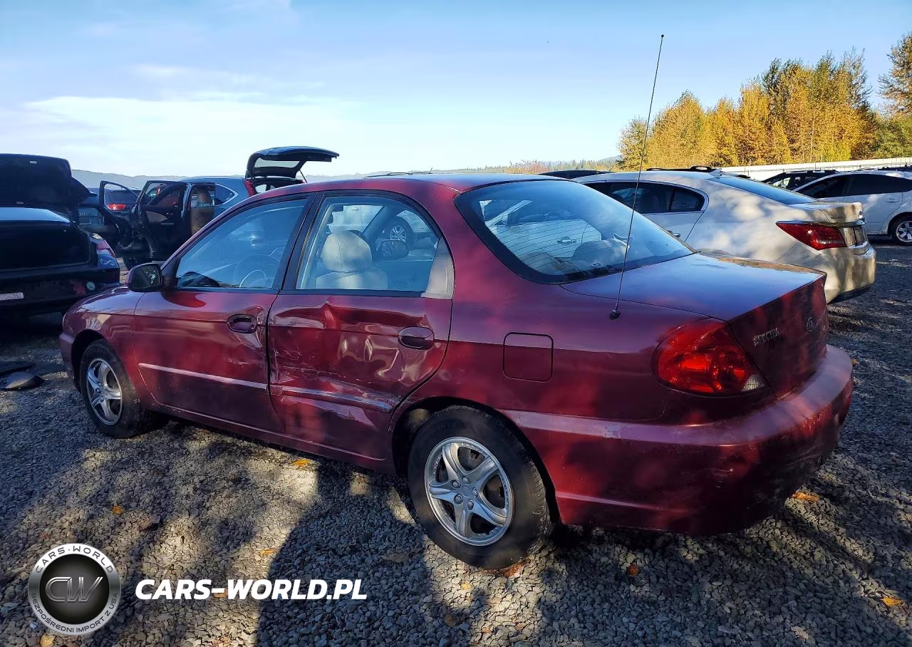 2003 Kia Spectra Base VIN:KNAFB121435267789 - 2