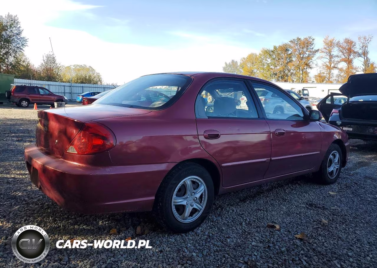 2003 Kia Spectra Base VIN:KNAFB121435267789 - 3