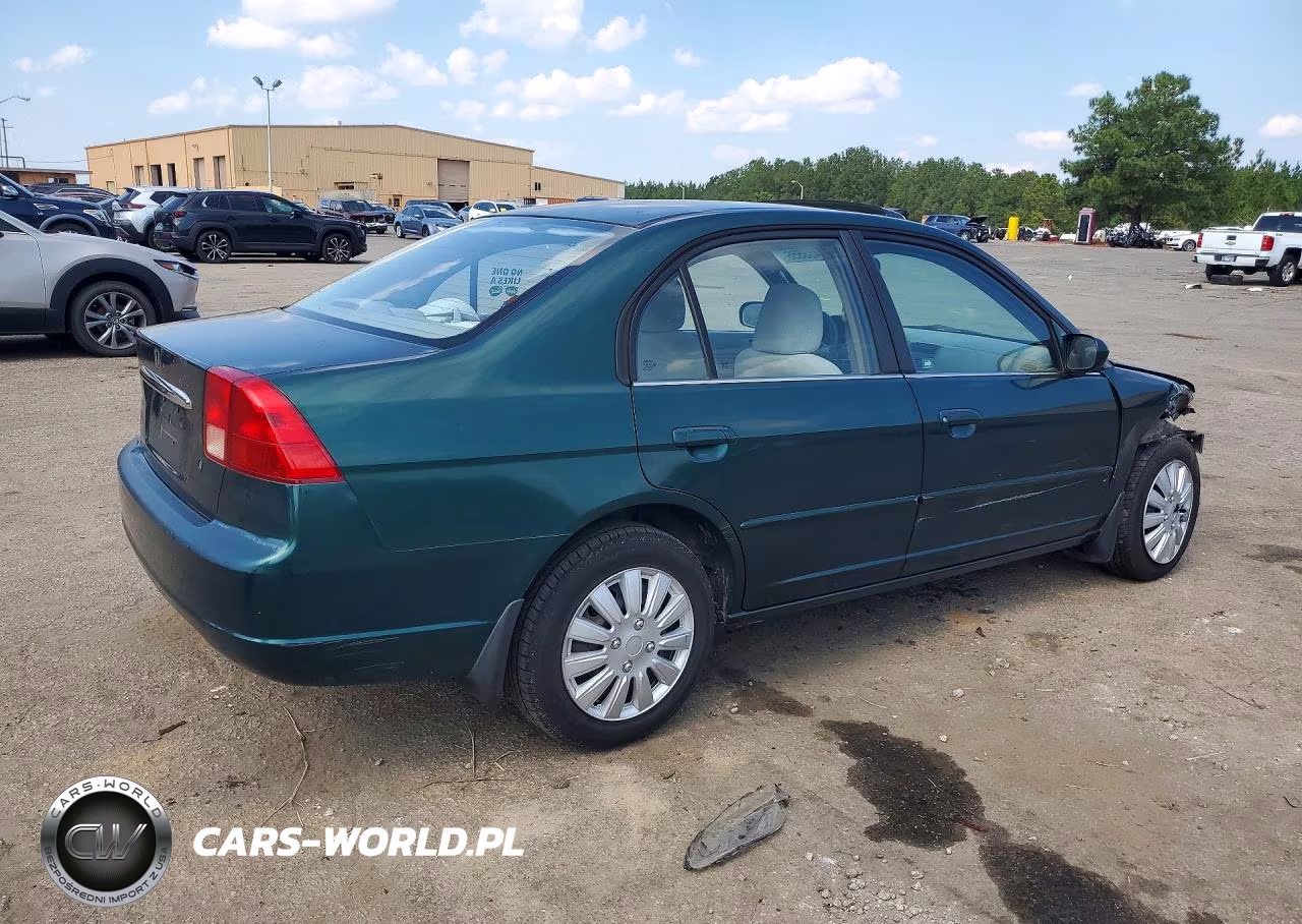 2001 Honda Civic Ex VIN:1HGES26771L049861 - 3