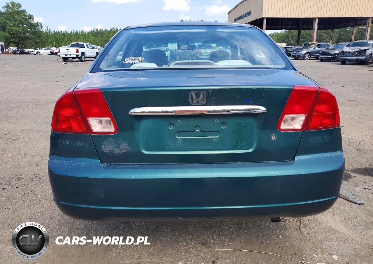 2001 Honda Civic Ex VIN:1HGES26771L049861 - 6