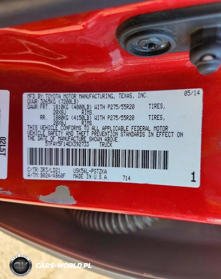 2014 Toyota Tundra Crewmax Platinum VIN:5TFAY5F14EX392733 - 12