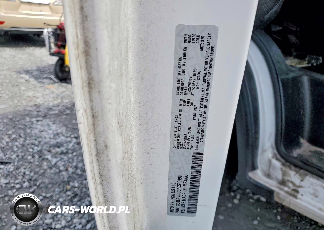 2023 Ram Promaster 2500 Utility - Service Van VIN:3C6LRVDG0PE530999 - 13