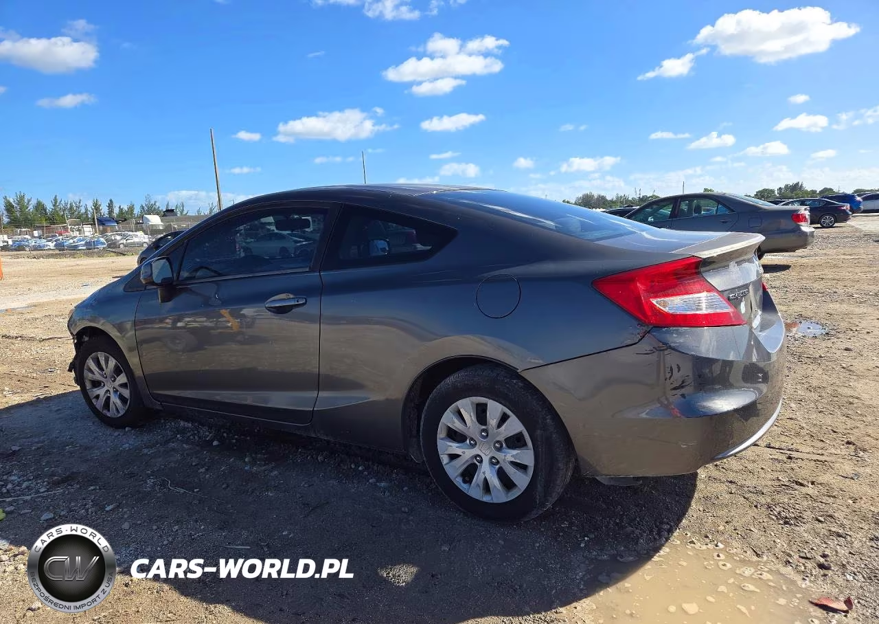 2012 Honda Civic Lx VIN:2HGFG3B53CH560712 - 2