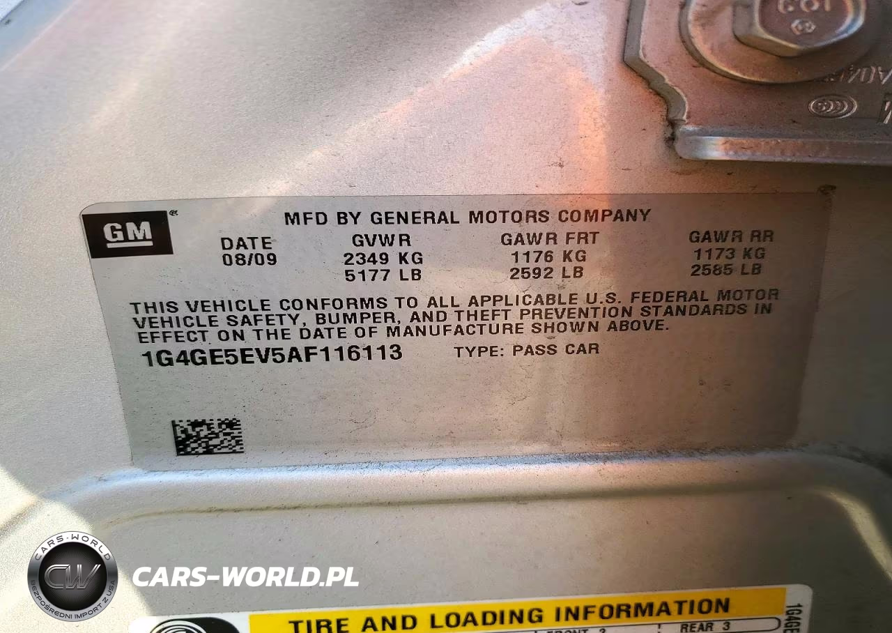 2010 Buick Lacrosse Cxs VIN:1G4GE5EV5AF116113 - 12