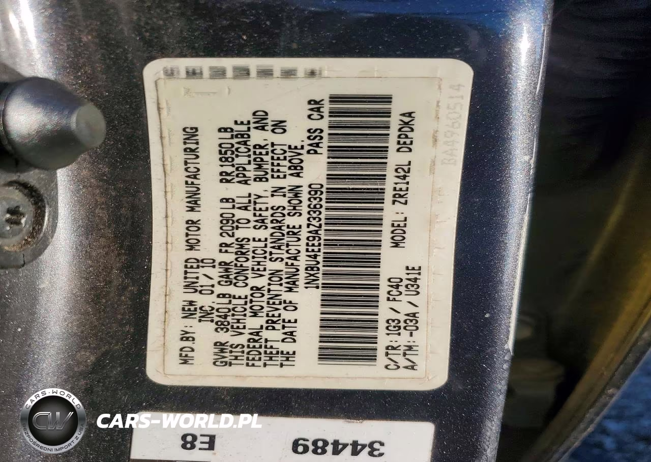 2009 Toyota Corolla VIN:1NXBU4EE9AZ336390 - 12