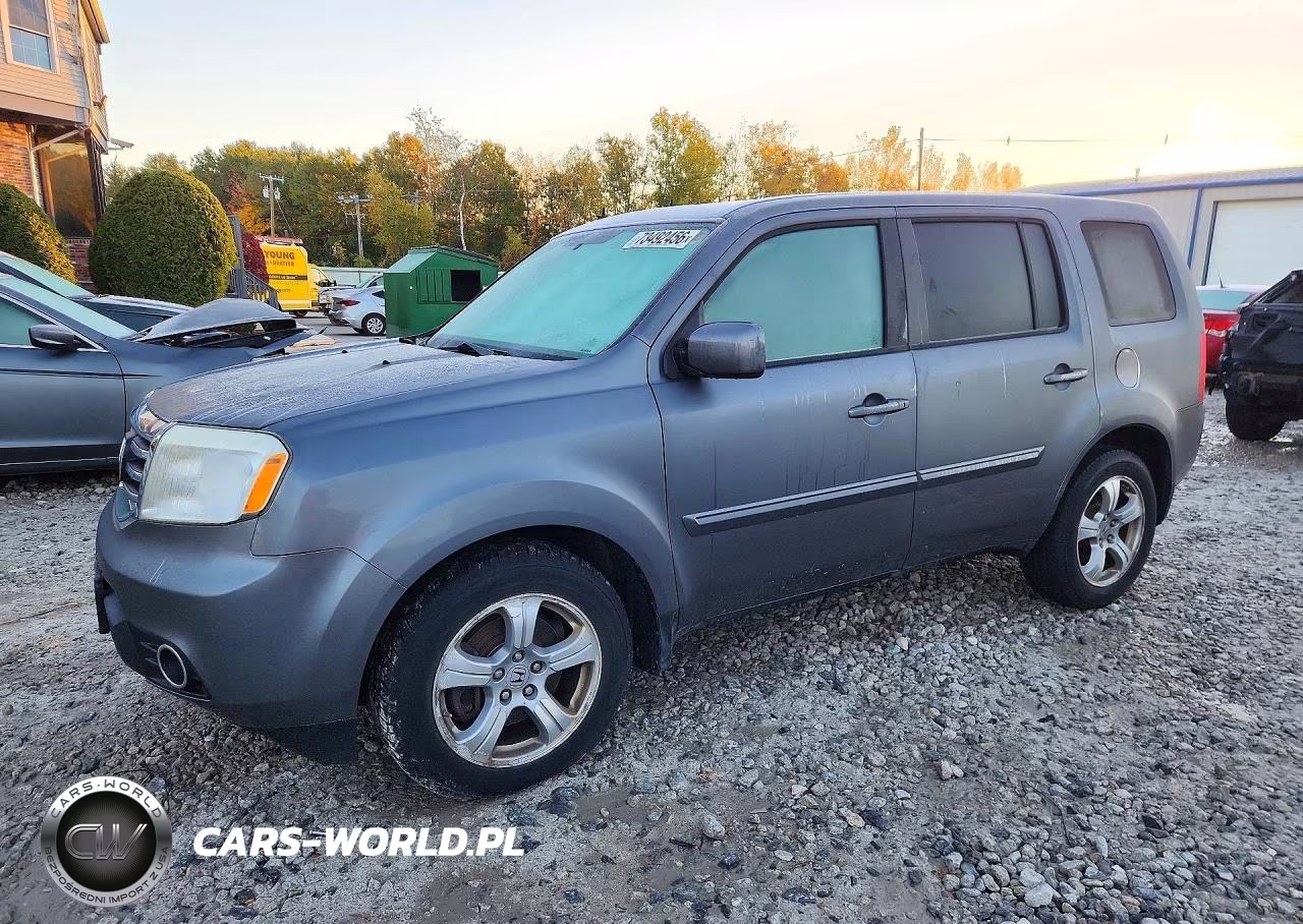 2013 Honda Pilot Exl VIN:5FNYF4H56DB050255 - 1