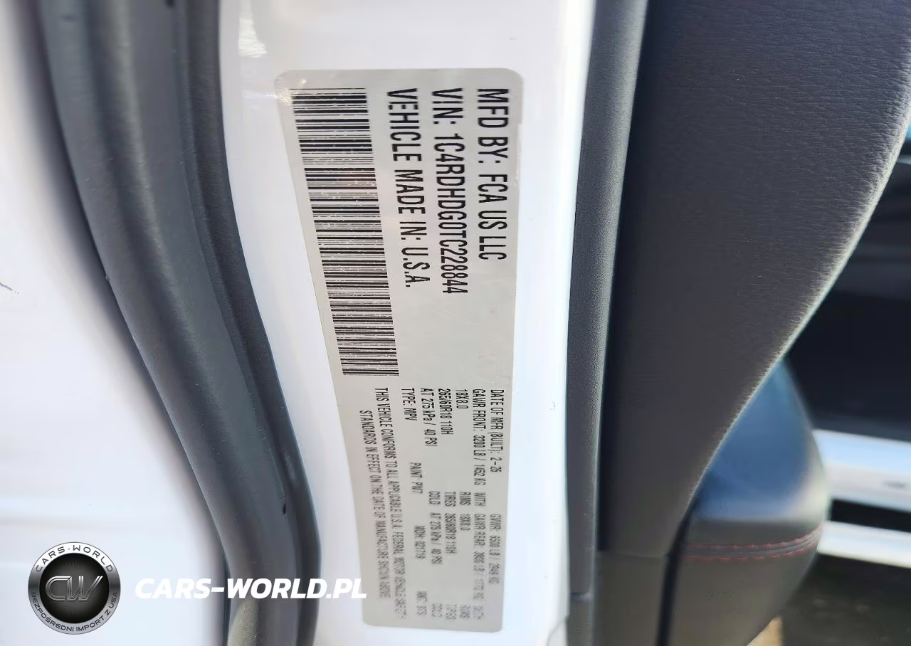 2026 Dodge Durango Gt VIN:1C4RDHDG0TC228844 - 13