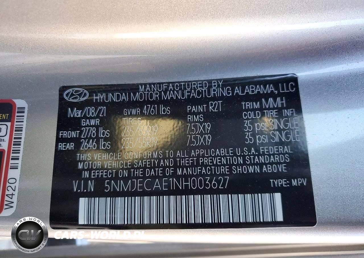 2022 Hyundai Tucson Limited VIN:5NMJECAE1NH003627 - 13