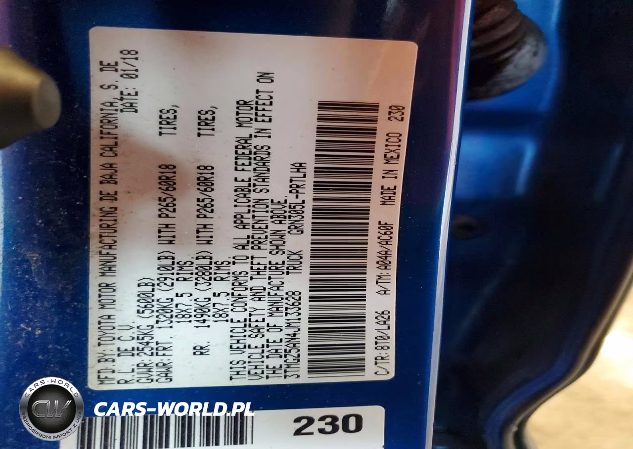 2018 Toyota Tacoma Limited VIN:3TMGZ5AN4JM133628 - 12