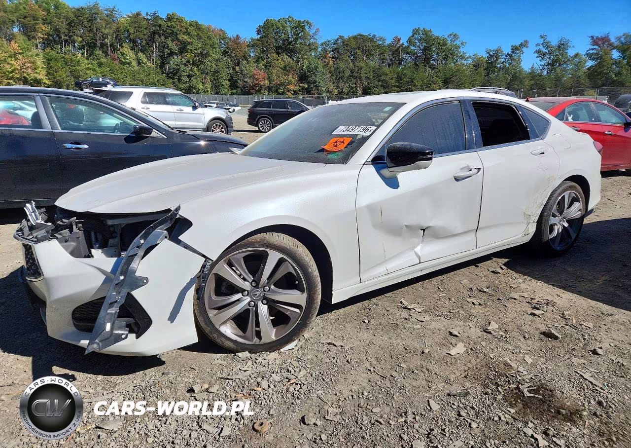 2021 Acura Tlx Advance VIN:19UUB6F64MA003138 - 1