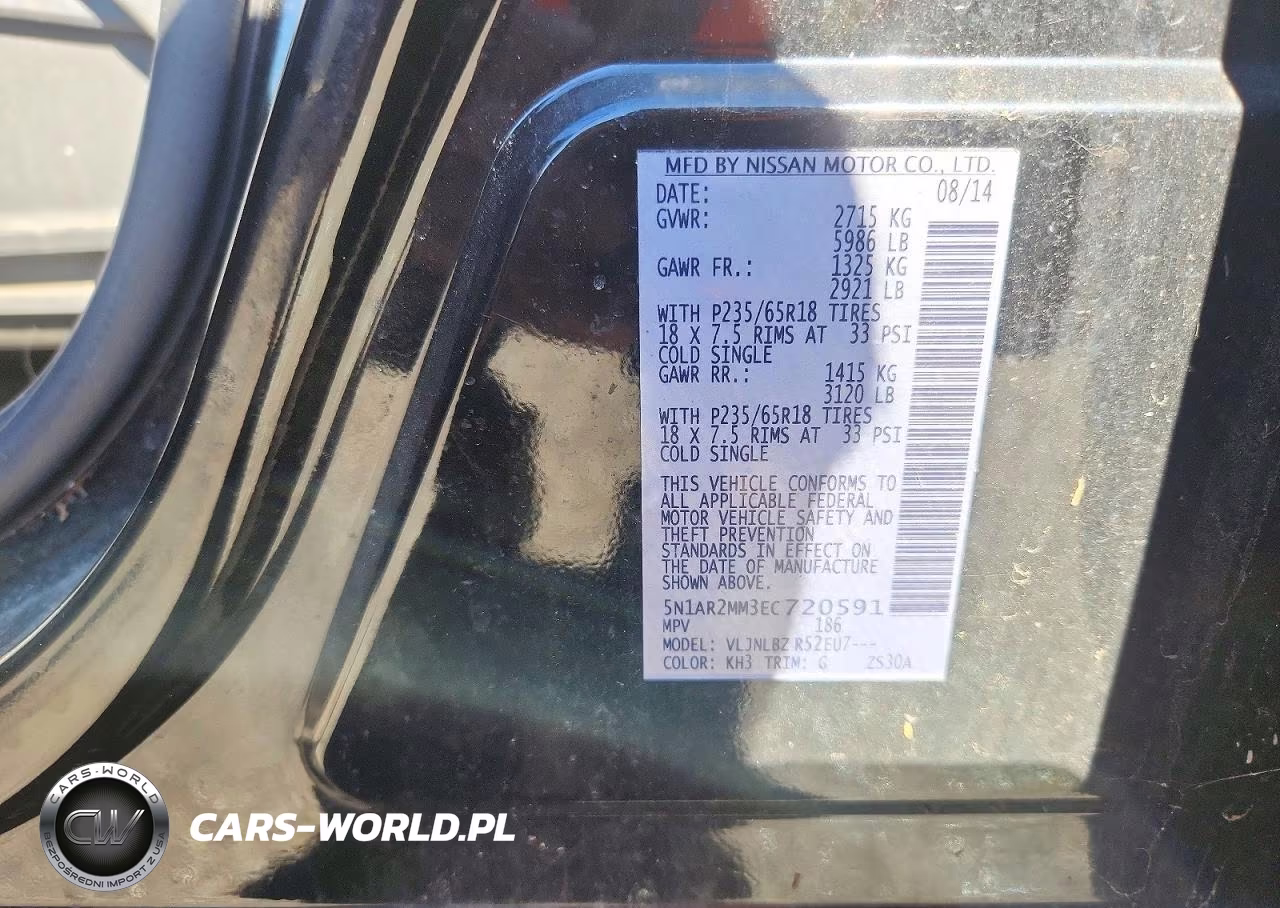 2014 Nissan Pathfinder S VIN:5N1AR2MM3EC720591 - 13