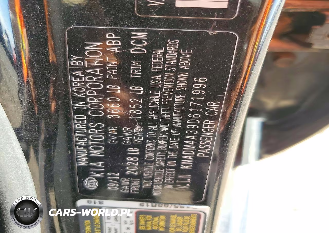 2013 Kia Rio Lx VIN:KNADM4A39D6171996 - 12