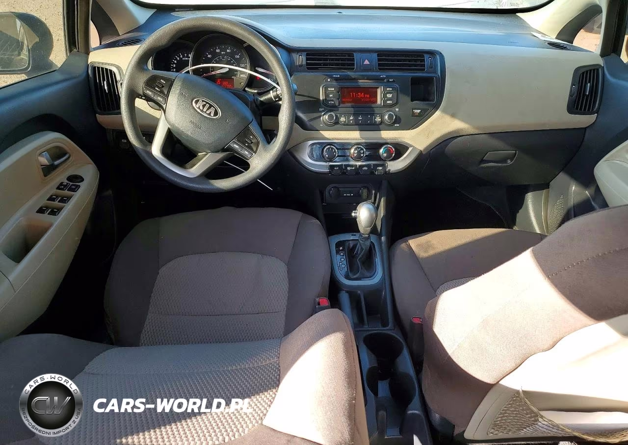 2013 Kia Rio Lx VIN:KNADM4A39D6171996 - 8