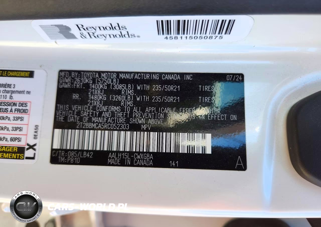 2024 Lexus Rx 350H Premium Plus VIN:2T2BBMCA5RC052303 - 13