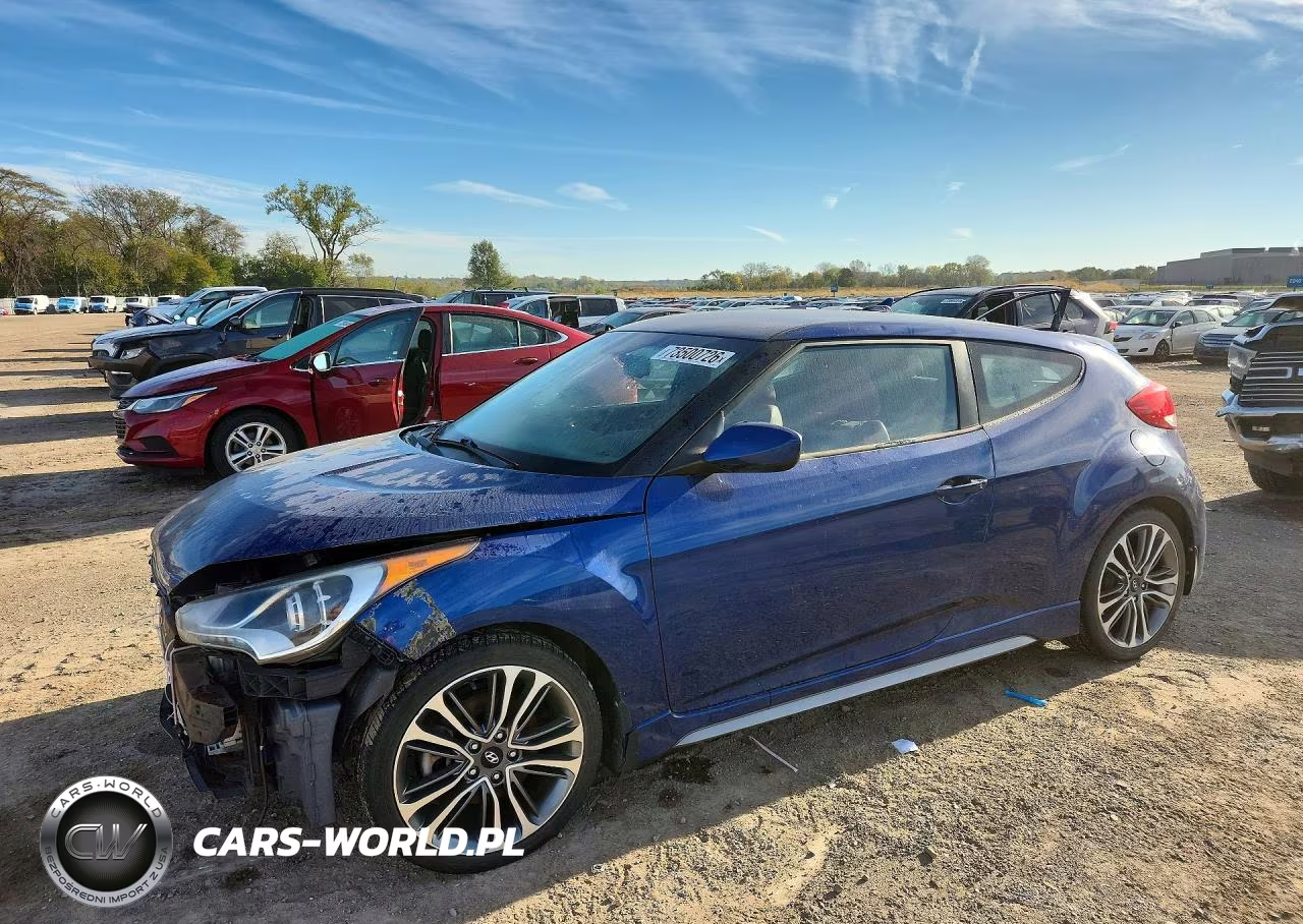 2016 Hyundai Veloster Turbo R-Spec VIN:KMHTC6AE0GU279661 - 1