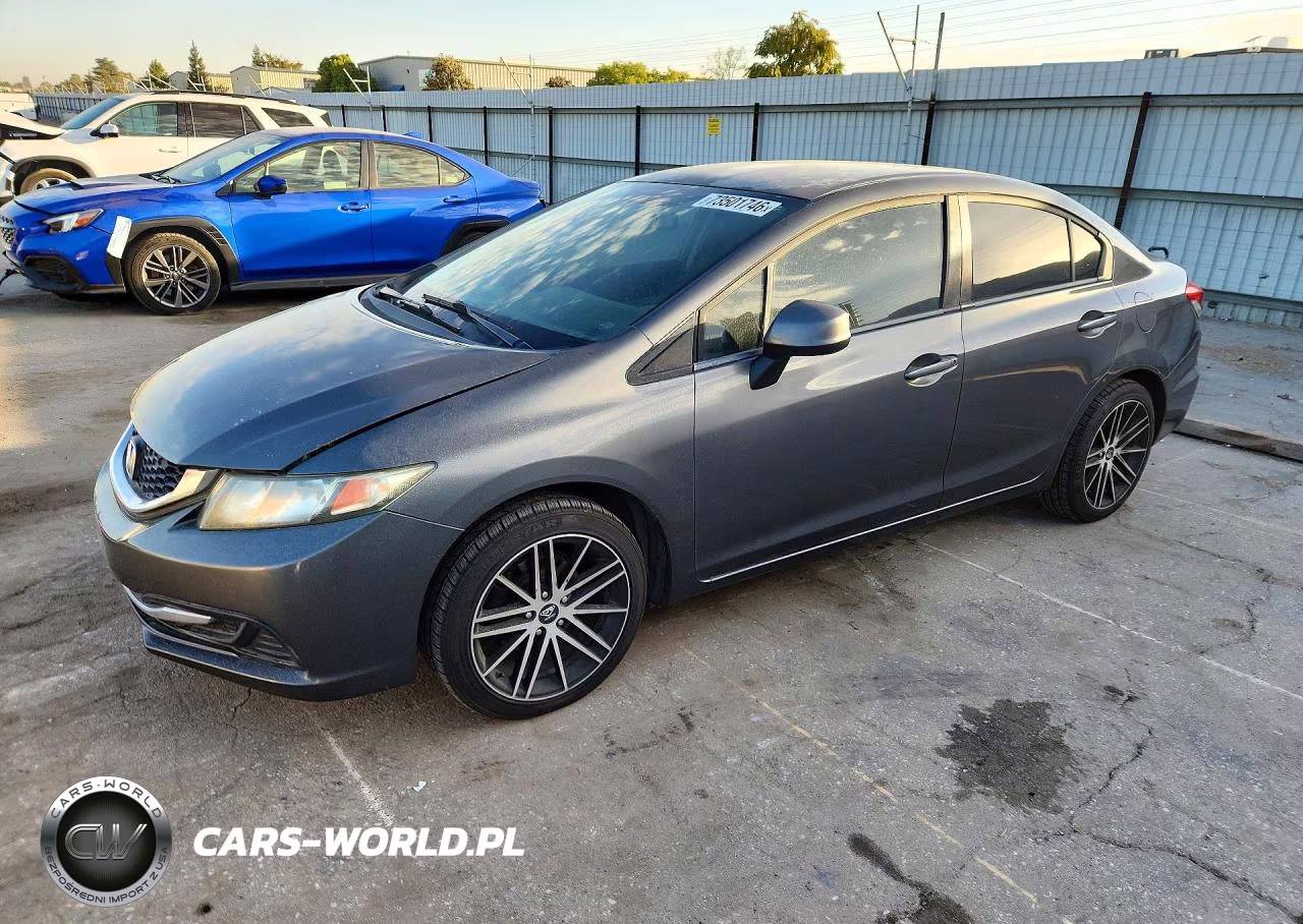 2013 Honda Civic Lx VIN:2HGFB2F51DH524134 - 1