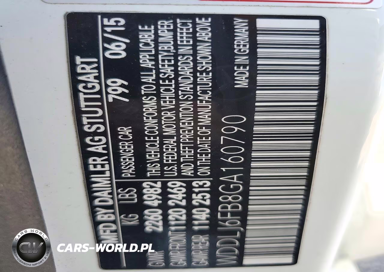 2016 Mercedes-Benz Cls 400 VIN:WDDLJ6FB8GA160790 - 12