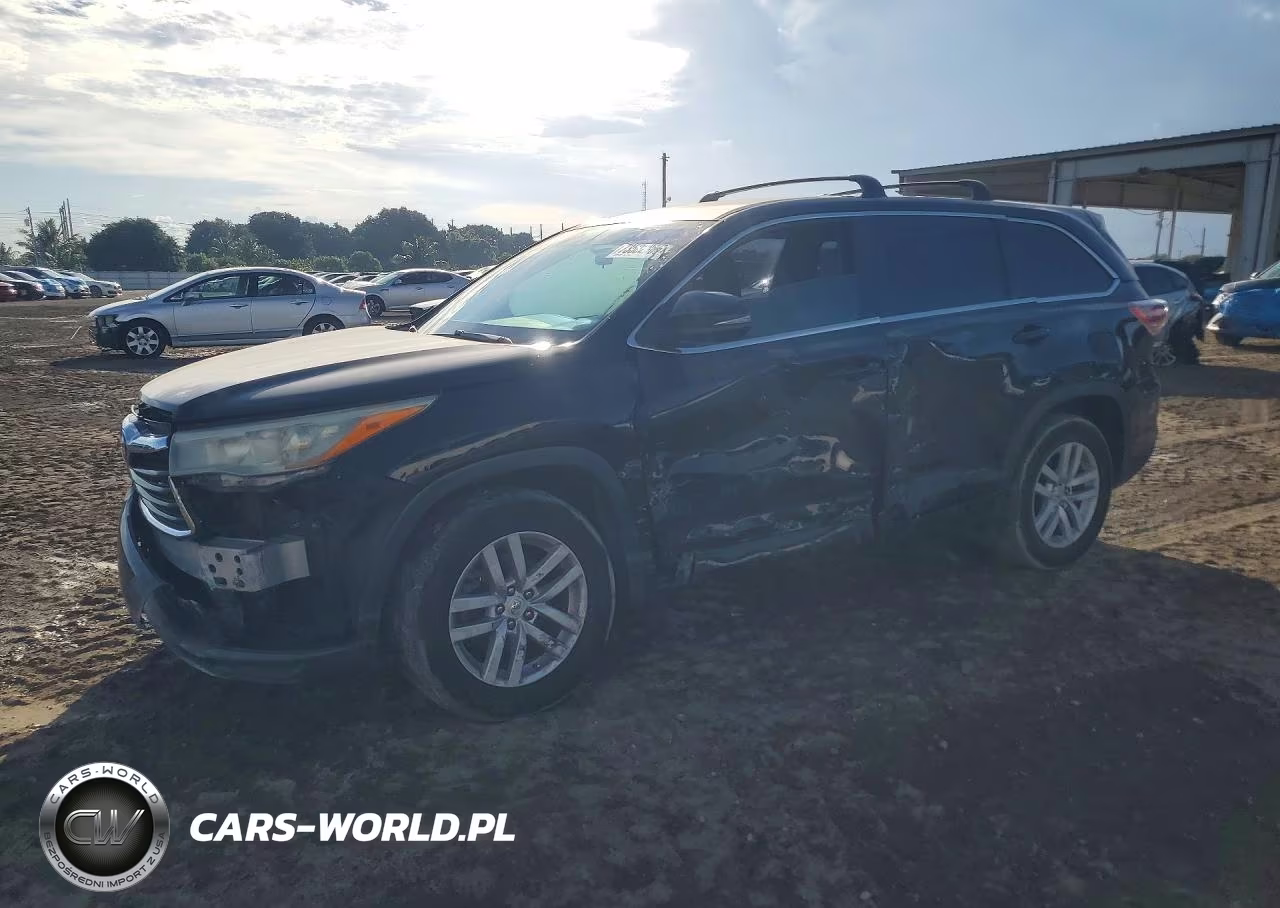 2015 Toyota Highlander Le VIN:5TDZARFHXFS016234 - 1
