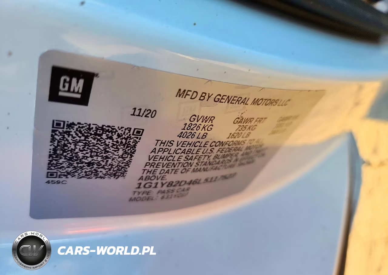 2020 Chevrolet Corvette Stingray 3Lt VIN:1G1Y82D46L5117523 - 12